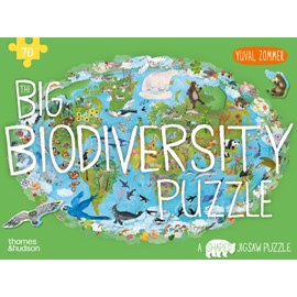 The Big Biodiversity Puzzle - 70 Pieces: A Shaped Jigsaw Puzzle by Yuval Zommer