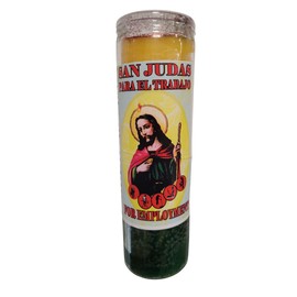 San Judas para El Trabajo Veladora Preparada/St. Jude for Employment Prepared Candle