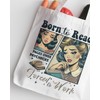 Cute Canvas Tote Bag, Book Lover Gifts for Women, Funny