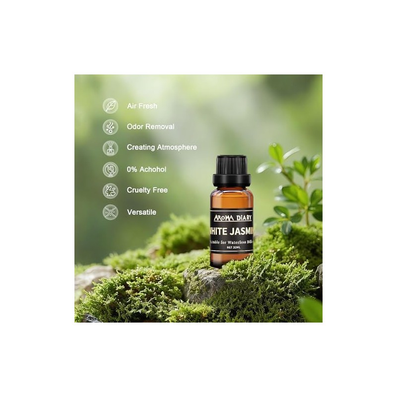 Essential Oil Refill Set for Car and Home Diffusers, 6