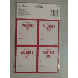 American Greetings 28 Sticker Valentines Unicorn Themed ~ Great for classroom Valentines Parties