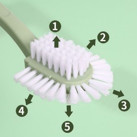 5-Sided Sneaker Cleaning Brush Corner Cleaning Brush 8ea