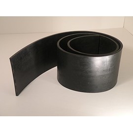 PlowRubber.com Heavy Duty Snow Deflector, 8" Wide x 9' Long, Black Rubber