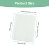 Pack of 10 Binder Pockets, A5 Transparent Plastic Folder Sleeves,