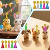 Bruislard 10 Pack Mini Party Hats for Stuffed Animal Figures