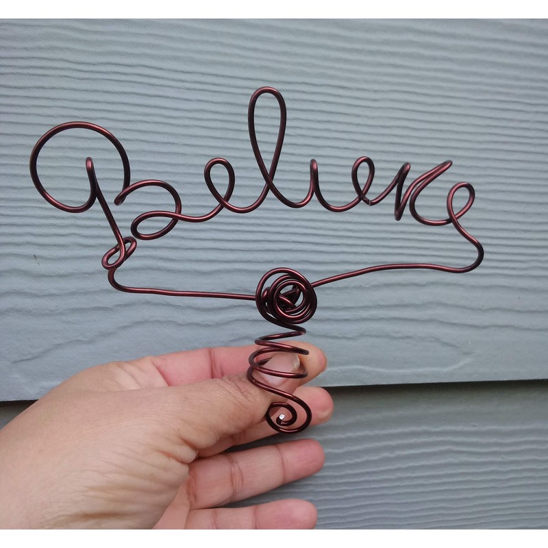 Believe Tree Topper for Christmas Holiday