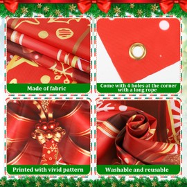 Christmas Door Cover Snowman Decoration Xmas Large Photography Background Banner Porch Sign for Winter Indoor Outside Front Door Banner Farmhouse Party Supplies 6 x 3 Feet