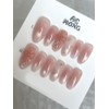 [Summer Nail Daily Nail] Floral Cross Nail Tip - Almond