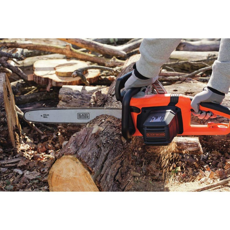 BLACK+DECKER Electric Chainsaw, 18-Inch, 15-Amp, Corded (CS1518)