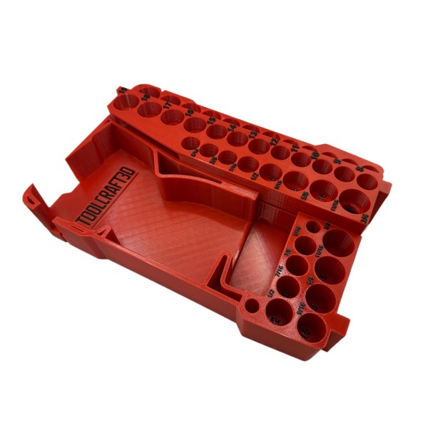 ToolCraft3d Design 3d Printed Insert Designed for Milwaukee Packout Organizer
