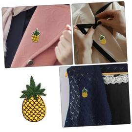 SEWOART 30 Pieces DIY Embroidered Pineapple Patches Tropical Patches Colourful Durable Perfect for Clothing Bags Decoration Children Adults Seasonal Craft Projects