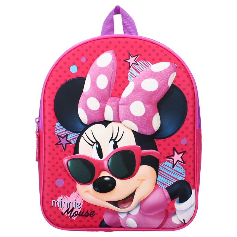 Vadobag Minnie Mouse Friends Around Town 3D Casual Backpack, Multicoloured,