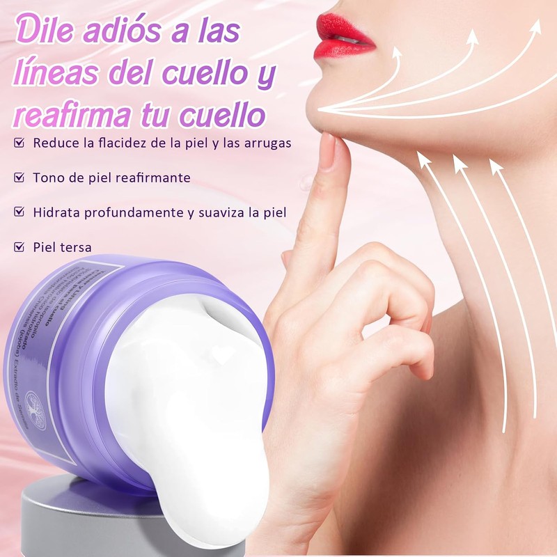 Crema para Cuello Reafirmante, 2Pcs Collagen Firming Cream