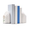 Brillantreal Decorative Resin Bookends, 5LB Heavy Bookends Set of 2