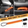 Steering Wheel Lock with 3 Keys Anti-Theft Car Seat Belt