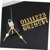 Operitacx 1 Set Quartz Clock Mechanism Kit with Numbers and