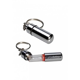 Pill Box Metal, Small Box Keychain Cylinder form