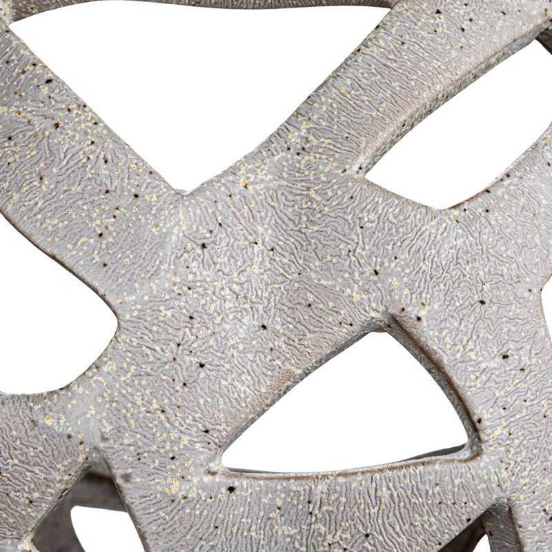 Bloomingville Speckled Stoneware Bread Basket with Reactive Glaze, Cream