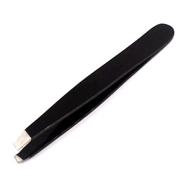 Precise Canada Black Slant Tweezers | Professional Stainless Steel Slant Tip Tweezer - The Best Precision Eyebrow Tweezers For Your Daily Beauty Routine!