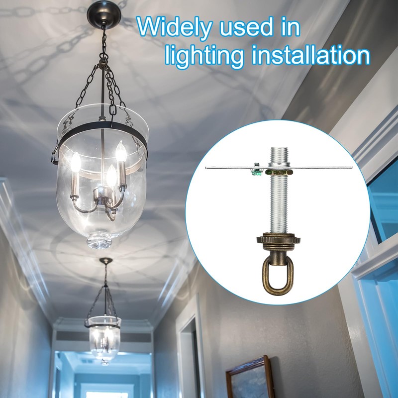 PATIKIL 4" Universal Light Fixture Cross Bar Kit, 1/4 IP