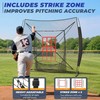 Sturdum 7 x 7 ft Baseball Net with Batting Tee,