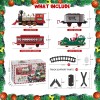 ifanface Christmas Tree Train Elevated, Floating Train Toy Steam Engine
