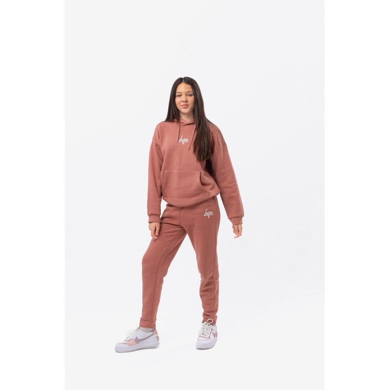 Hype Unisex Kid's Mauve Tracksuit, 11-12 años
