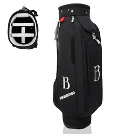 L&B 5 Way Golf Cart Bag, Waterproof Zippers,Golf Bag for Men and Women with Handles and Rain,Caliber 8.5 Inch