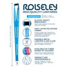 Student Printed Lanyard Neck Strap with Metal Clip, Plastic Safety