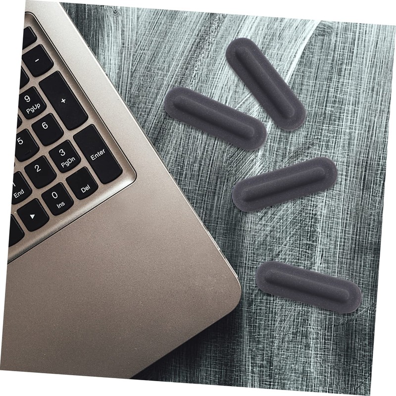TEHAUX 4Pcs Laptop Rubber Feet Pads for Non Slip Cushions