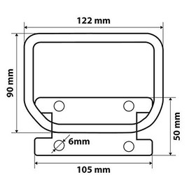 TRUCK DUCK® Universal Haltegriff Türgriff Griff Einstieghilfe für LKW Anhänger Container Traktor Transporter Trailer NZF