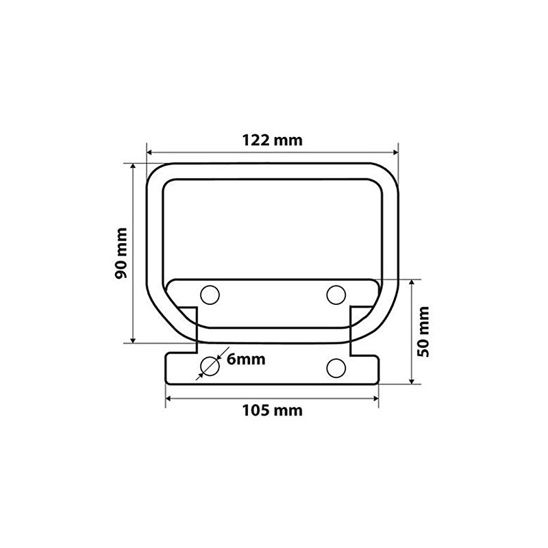 TRUCK DUCK® Universal Haltegriff Türgriff Griff Einstieghilfe für LKW Anhänger