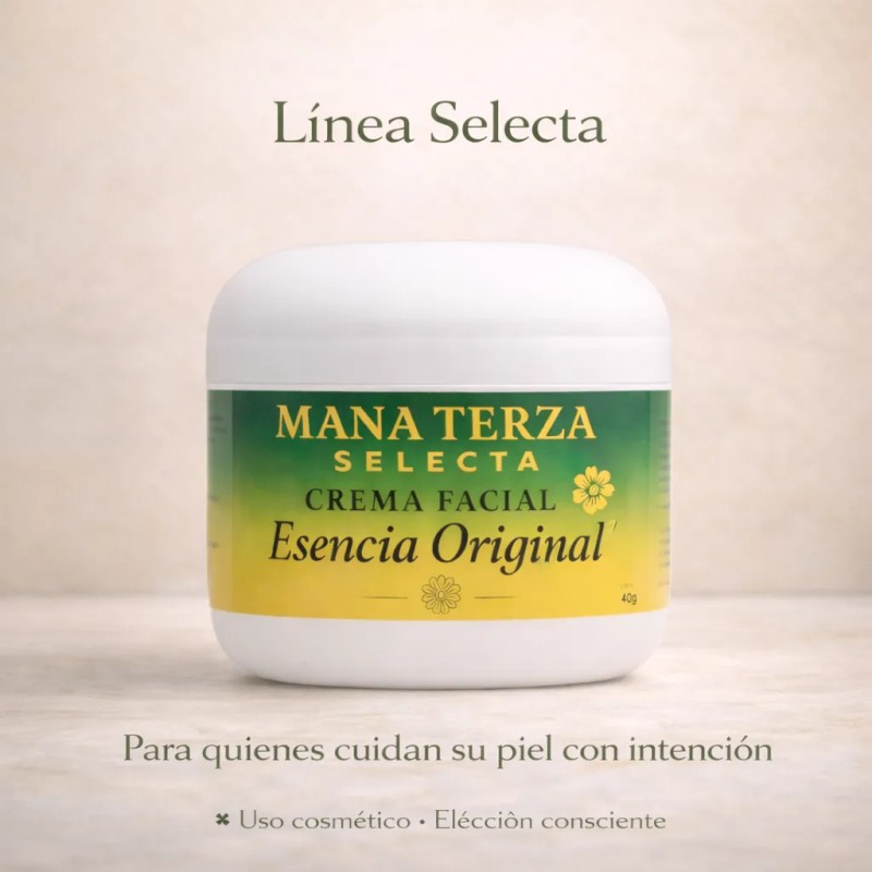 Crema Facial Mana Terza Selecta Aclarante Natural 40g Todo Tipo