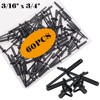 Sunxeke 60pcs Tri-Fold Rivets 3/16 inch x 3/4 inch Tri-fold