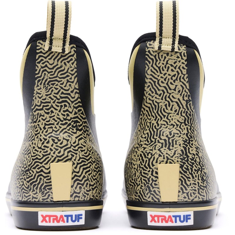 Xtratuf Men's Tailgate 6 in Ankle Deck Boot, Black, Size