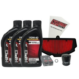 Cyclemax Standard Tune Up Kit with Spark Plugs compatible with Kawasaki 2017-2023 Ninja 650