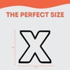 X Capital Block Letter Cookie Cutter with Easy Push Design