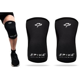 Rodilleras de Neopreno 7mm para Gym Crossfit Pesas con Compresión, Soporte para Estabilidad y Protección (large)