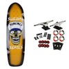 Dogtown Skateboard Complete Skates Punk Skull 70s Rider Orange Stain/Black