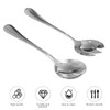Gatuida Salad Servers, Stainless Steel Salad Serving Set, Salad Servers,