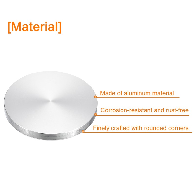 sourcing map M10 Thread 70 mm Diameter Round Shape Aluminium