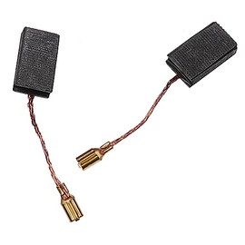 vhbw 2 x Carbon Brushes Motor Carbon Abrasive Carbon 5 x 10 x 17 mm Compatible with Berner BAG-125-1 Power Tool
