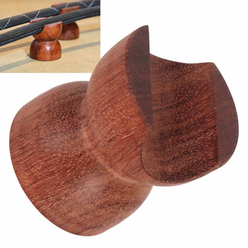 HiFi Cable Stand Shockproof Wooden Speaker Insulation Bracket HiFi Wire