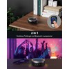 TECKNET Wireless Bell with Portable RGB Bluetooth Speaker, IP66 Wireless