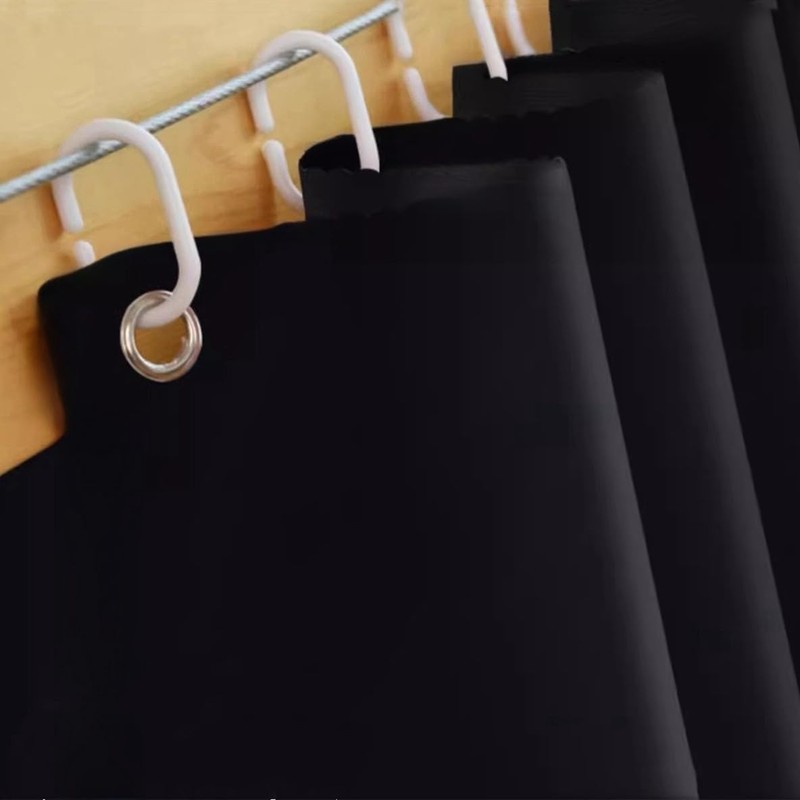 Gxi Black Blackout Bottom Bunk Bed Curtain Privacy Canopy Single