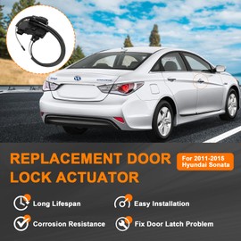 Door Lock Actuator for Hyundai Sonata 2011-2015 Replacement Sonata Front Driver Side Door Latch Assembly Replaces 81310-3S010, 813103S010