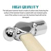 Mini Hammer, Small Wooden Handle Round Head Hand Hammer, Short