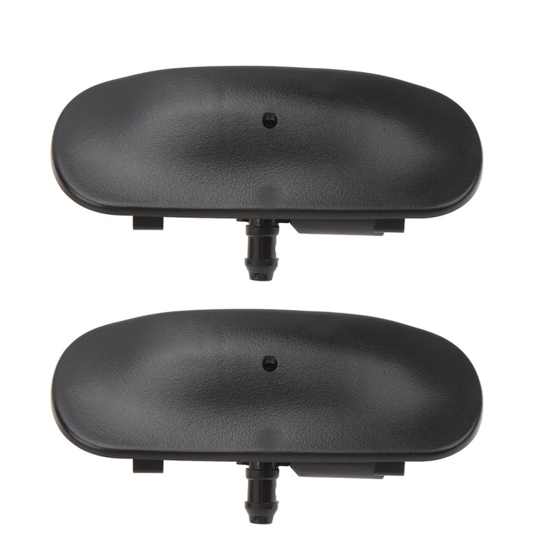 Pair Windshield Washer Nozzles 4G0955987A Heated Windscreen Wiper Washer Fluid