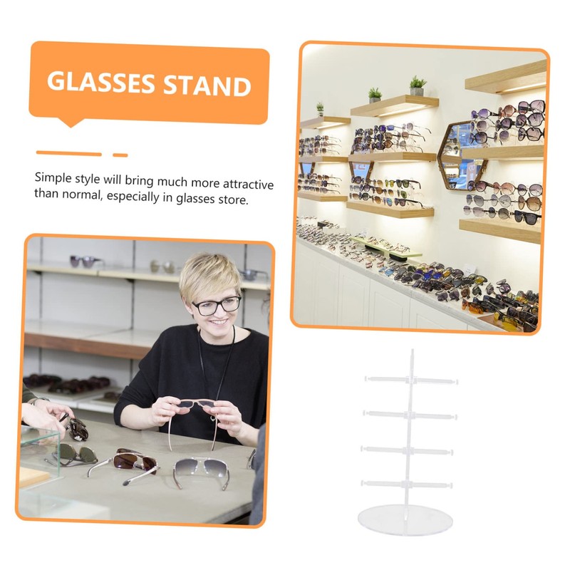 CHILDWEET Multi-tier Glasses Display Stand Sunglasses Rack Holder for Multiple