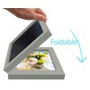 JD Concept Double 4x4 Square Combo, Grey Wood Picture Frame,